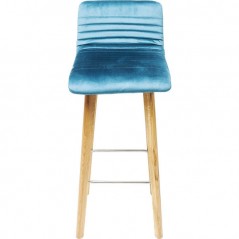 Bar Stool Lara Velvet Bluegreen